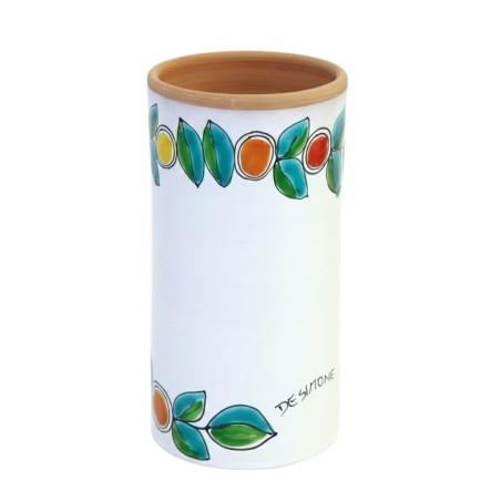 Wine kitchen utensil holder Arance e Limoni Ceramiche De Simone Wine kitchen utensil holder Arance e Limoni Ceramiche De Simone